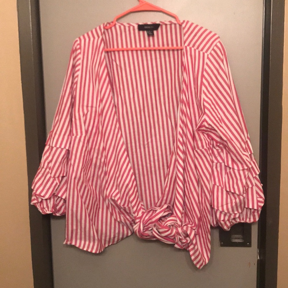 Pin-striped blouse